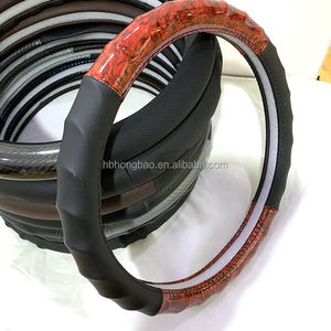 <span class=keywords><strong>Volant</strong></span> de voiture en cuir PU avec design en bois, <span class=keywords><strong>36</strong></span>-50 <span class=keywords><strong>cm</strong></span>, housse de <span class=keywords><strong>volant</strong></span> de voiture, fabrication en usine - Product Image 2