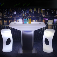 Table basse pour salon avec lumière LED