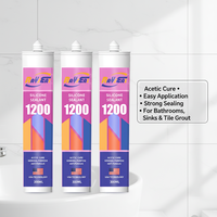 Scellant en silicone RTV acétique, adhésif en silicone RT, colle de calfeutrage multi-usages pour la construction