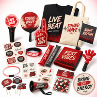 Bolsa de Regalo Personalizada para Festivales de Música, Artículos Promocionales para Conciertos, Barras de Animación, Recuerdos, Colección de Regalos para Eventos