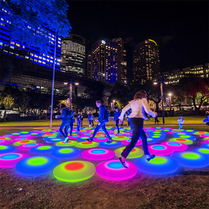 Thiết kế mới Waterpoof <span class=keywords><strong>IP67</strong></span> 16 màu sắc RGB tương tác <span class=keywords><strong>LED</strong></span> Dance sàn gạch để bán - Product Image 4