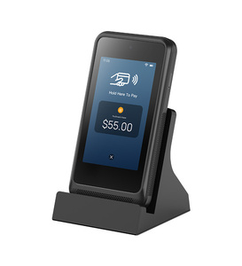 Мини-мобильные телефоны с сенсорным экраном 4 дюйма, <span class=keywords><strong>Android</strong></span>-смартфон, NFC-терминал для оплаты, POS-терминал с зарядной док-станцией - Product Image 5