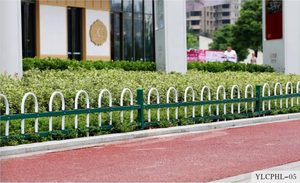 Clôture de jardin en fonte, carrosserie décorative en fer forgé, divers trous, base carrée, clôture ornementale - Product Image 4