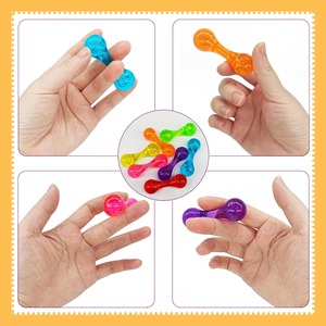 Juguete de fitness para los dedos Begleri de plástico, para aliviar el estrés, cuentas de hueso para el dedo, descompresión para escritorio de oficina, personalizado, portátil - Product Image 3