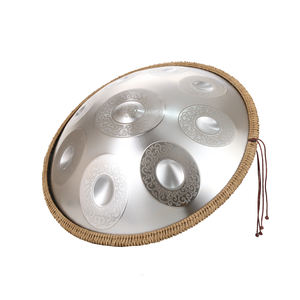 Set di Tamburi Handpan in Acciaio a 9 Note con Borsa Morbida/Supporto, Strumenti Musicali a Percussione Portatili - Product Image 1