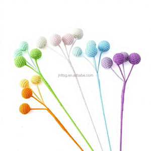 Fiori Artificiali Intrecciati Lavabili Fatti a Mano OEM, Bacche Miste per Natale, Halloween, <span class=keywords><strong>Festa</strong></span> <span class=keywords><strong>della</strong></span> <span class=keywords><strong>Mamma</strong></span>, San Valentino, Capodanno - Product Image 5