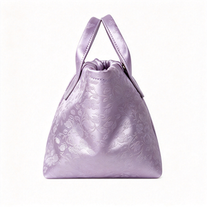 Bolso de Mano Convertible de Lujo para Mujer, Diseño de Piel de Serpiente con Estampado Floral, Forro de Cuero Genuino, Ideal para la Noche - Product Image 4