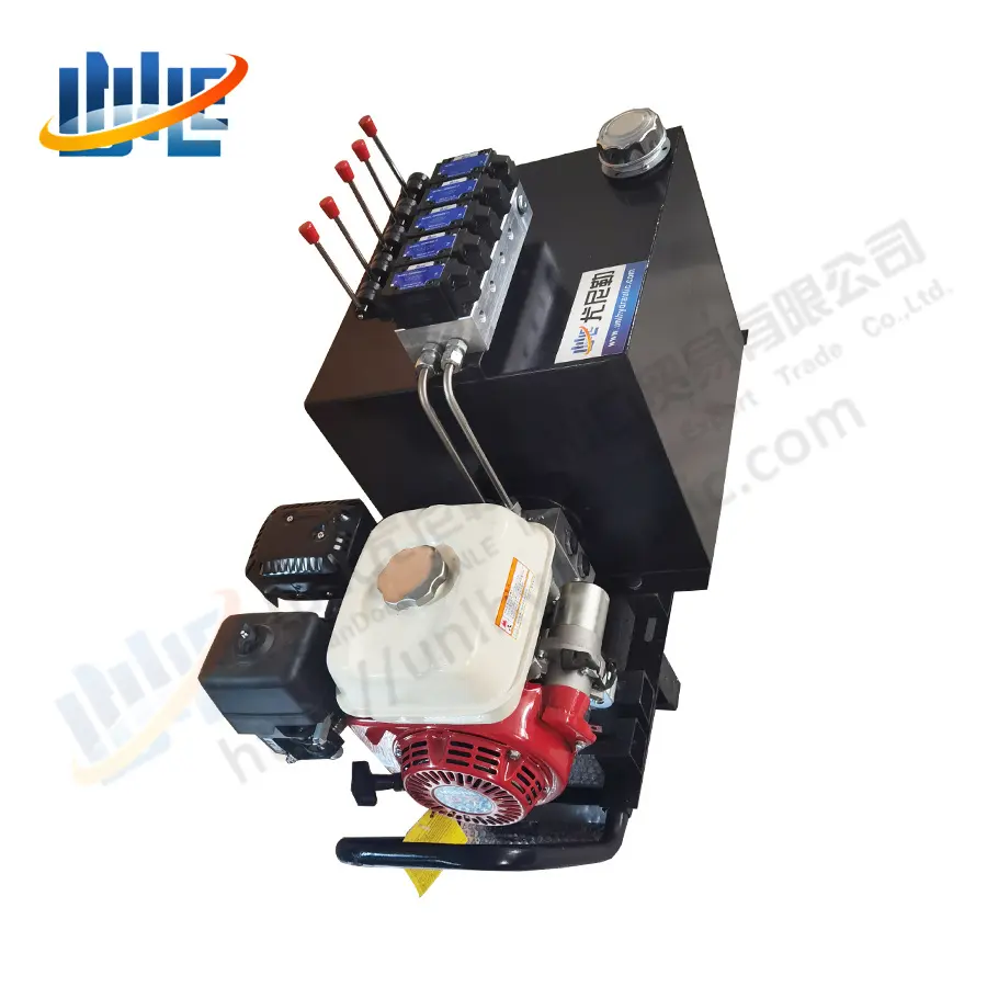 Outdoor use mobile hydraulic power unit Diesel or gasoline standard engine hydraulic pump