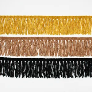 New Arrival Velvet Pillow Trims Garment Accessories Wide Fringe Tassel Trimmings and Sewing Accessories 1000 Yards