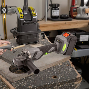 Amoladora Angular Inalámbrica Industrial de 20V con Motor sin Escobillas, Disco de Pulir de 125mm, Interruptor de Gatillo/Deslizante, Batería de Litio de 4.0/6.0/8.0Ah para Bricolaje - Product Image 6