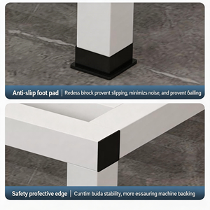 Support universel pour machine à laver et réfrigérateur, étagère <span class=keywords><strong>de</strong></span> rangement en acier carbone épaissi, vente en gros - Product Image 5