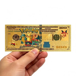 Banconota da Collezione in Lamina d'Oro, Tema Anime, Non Valuta Legale, Decorativa per Collezionisti - Product Image 1