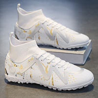 Chaussures de football professionnelles d'extérieur pour hommes, crampons de football pour garçons, chaussures de sport à cheville haute pour hommes, bottes de football d'entraînement