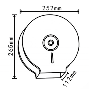 Dispensador de <span class=keywords><strong>Papel</strong></span> <span class=keywords><strong>Higiénico</strong></span> de Rollo Jumbo de Acero Inoxidable para Montar en la Pared, BEAO 2025, OK-508A - Product Image 6