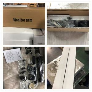 Soporte de Monitor Doble Resistente para Monitores LCD LED de 13-27 Pulgadas, Abrazadera Mecánica Duradera con Soporte de Escritorio para 2 Brazos de Monitor LCD - Product Image 6
