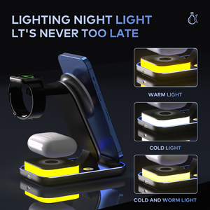 Supporto Magnetico per Telefono, Caricatore Wireless 3 in 1 Bestseller per Cellulare e Auricolari - Product Image 4