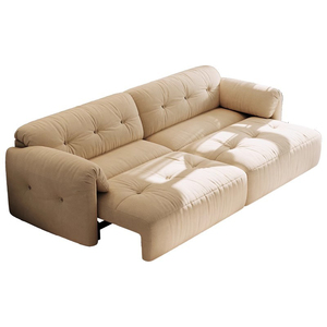 Ensemble de lit convertible sectionnel motorisé intelligent et extensible en cuir véritable pour hôtel, fonctionnel, avec zéro espacement mural Living 6662xiaoxianger - Product Image 3