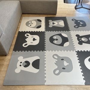 Alfombrilla más popular de 60x60, baldosas de espuma para niños, alfombrillas entrelazadas de espuma Eva para bebés que gatean, bebés, aulas, niños pequeños - Product Image 4