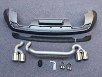Diffuseur arrière SQ3 avec échappement pour Audi Q3 2013-2018