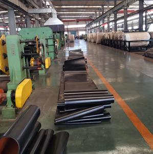 <strong>Flat</strong> Low Friction Rubber <strong>Conveyor</strong> <strong>Belt</strong> Bare Top and Bottom <strong>Used</strong> for Steel or Wood Surfaces - Product Image 3