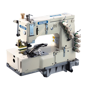 Machine à coudre industrielle multi-aiguilles informatisée à lit plat, à économie d'énergie - Product Image 1