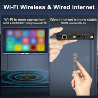 Boîtier TV Android Topleo AI Voice Mini RTC RK3576 5G WiFi Quad Core Lecteur multimédia intelligent Android AI Box