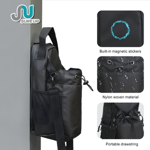 Sac de sport magnétique imperméable, double <span class=keywords><strong>mode</strong></span> porté main/bandoulière, aimants puissants maintiennent le sac au-dessus du sol, rangement multicouche pour équipement de sport - Product Image 1