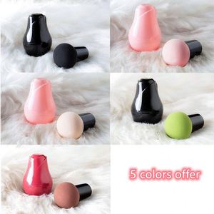 Borlas de Maquillaje de Polvo Puro, Herramientas de Maquillaje Coloridas, Borlas de Polvo con Forma de Hongo para Base de Maquillaje, Soporte para Marca Privada - Product Image 3