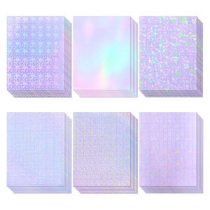 فيلم تغليف بارد مقاوم للانفجار، شفاف ذاتي اللصق، مقاوم للماء، هولوغرافي، للاستخدام الزراعي، مقاس A4، 70 متر × 70 متر، مناسب للعمل اليدوي. - Product Image 5