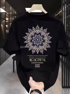 T-shirt a maniche corte da uomo per l'estate 2026, Nuova T-shirt per <span class=keywords><strong>Abbigliamento</strong></span> Uomo, <span class=keywords><strong>Abbigliamento</strong></span> di Tendenza di Marca di Alta Gamma per Uomo - Product Image 6