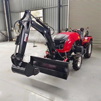 Traktor Mini Diesel 50hp 60hp 80hp 90hp 100hp 120hp 140hp 160hp 4WD Traktor Kompak untuk Kebun dan Pertanian