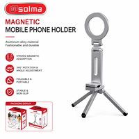 Support de téléphone magnétique universel OEM à succès avec fonctions pliables et flexibles pour utilisation sur bureau