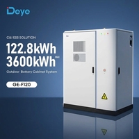 Système de stockage d'énergie solaire commercial Deye 50 kW 120 kWh haute tension hybride ESS pour centre commercial et supermarché