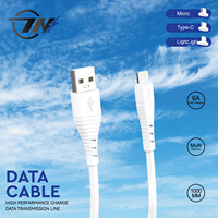 Kabel Data pengisian daya cepat, kabel pengisian daya konektor USB mikro 3.0 ponsel, kabel Data pengisian cepat tipe-c untuk Sansung Huawei
