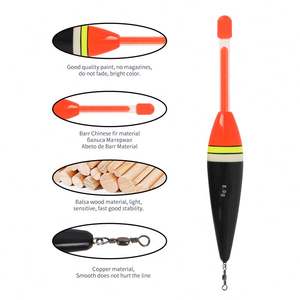 Pêche en <span class=keywords><strong>mer</strong></span> Led Bobber Liège Balsa Bois <span class=keywords><strong>Coulissant</strong></span> Pêche Flotteurs Flotteurs Pêche <span class=keywords><strong>Flotteur</strong></span> Indicateur de Morsure Bobber - Product Image 6