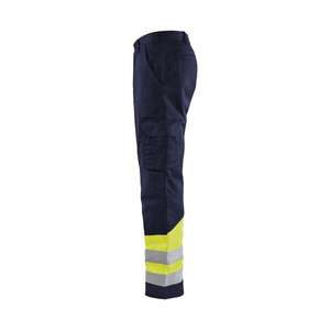 BLAKLADER - 156418118933D116 <b>Hi</b>-<b>Vis</b> trousers Navy <b>blue</b>/Yellow - EAN 7330509401453 <b>HI</b>-<b>VIS</b> WORKWEAR - Product Image 5