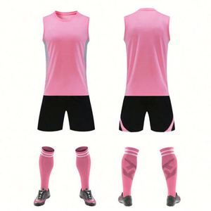 เสื้อกีฬาฟุตบอลสีแดงปี 2026 แบบไม่มีแขน คุณภาพสูง ผลิตจากโพลีเอสเตอร์ แห้งเร็ว ระบายอากาศได้ดี ไซส์ใหญ่ ขายส่งจากโรงงาน - Product Image 4