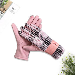Women's Winter Fashion Fleece <b>Warm</b> <b>Gloves</b> Customizable Embroidery Patterns Touchscreen Needle Detection Wholesale Outdoor <b>Gloves</b> - Product Image 1