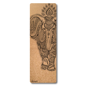 Tapetes de <span class=keywords><strong>Yoga</strong></span> de Corcho y Goma, Compactos, de Grano Fino, Profesionales, Coloridos, con Diseño OM Mandala, de Alta Calidad, Antideslizantes, de 6 mm, con Impresión Personalizada - Product Image 5
