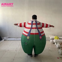 Costume gonflable pour adultes, accessoires de fête