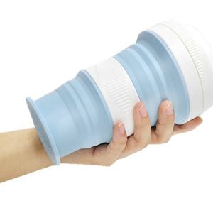 Custom Bulk 550ML Food Grade Travel Silicone Camping <b>Cup</b> Mug Unbreakable Collapsible Folding Silicone Water <b>Coffee</b> Drinking <b>Cups</b> - Product Image 4