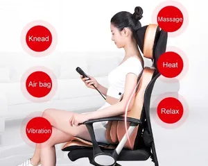 Electric Body Massager Safe Reliable Car Seat Massage Cushion With Heating Therapy Function Of 5pcs Motors 8 Kinds Modes