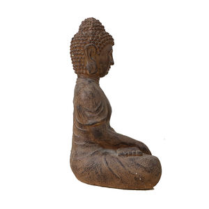 शीसे रेसिन बुद्धा रेसिन बुद्धा बैठा मूर्ति - Product Image 4