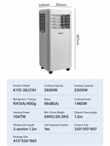 <span class=keywords><strong>Climatiseur</strong></span> <span class=keywords><strong>portable</strong></span> professionnel haute efficacité blanc pour maison, petit <span class=keywords><strong>climatiseur</strong></span> mobile pour maison et chambre - Product Image 4