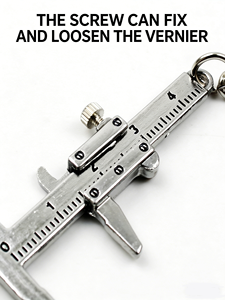 Mini Calibro a Corsoio Funzionale Portachiavi, Strumento di Misurazione Portatile in Lega, <span class=keywords><strong>Regalo</strong></span> <span class=keywords><strong>per</strong></span> Ingegneri e Artigiani, Disponibile all'Ingrosso - Product Image 3