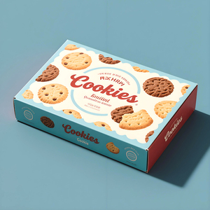 Boîtes d'emballage personnalisées en <span class=keywords><strong>carton</strong></span> ondulé <span class=keywords><strong>pour</strong></span> l'expédition de produits alimentaires, avec impression de logo sur mesure, boîte à biscuits - Product Image 5