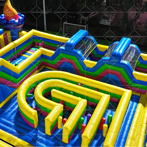 Château gonflable géant commercial pour intérieur/extérieur, aire <span class=keywords><strong>de</strong></span> jeux, parc d'attractions - Product Image 5