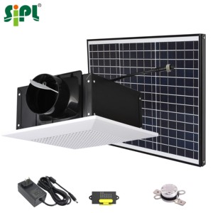 Quạt Gió Điều Hòa Không Khí 24 Giờ, Quạt Gắn Trần, Quạt Thông Gió Điều Hòa Không Khí Chạy Bằng Năng Lượng Mặt Trời, Gia Đình, Gắn Trần - Product Image 2