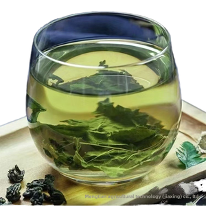 Teh daun murbei mentah kering panen musim gugur segar warna hijau gelap alami untuk waktu teh kantor pembuat bir rumah - Product Image 3