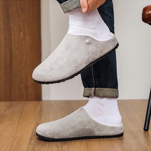 Nouvelles pantoufles en coton pour hommes, style 2025, plates, durables, chaudes et confortables, chaussures en coton tendance, pantoufles d'intérieur - Product Image 6